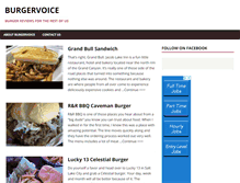 Tablet Screenshot of burgervoice.com
